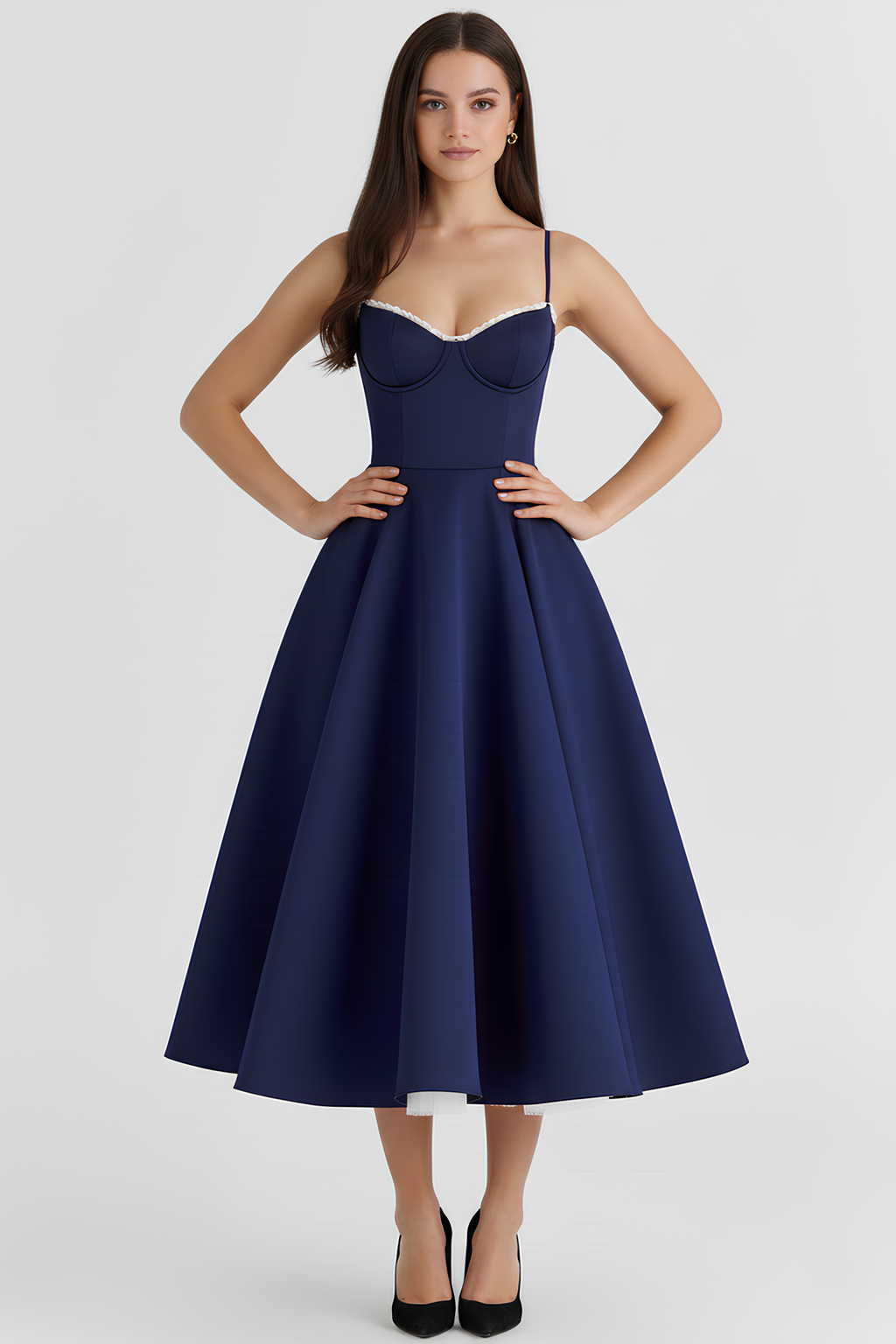 Midikleid Cloe - Doppellagig