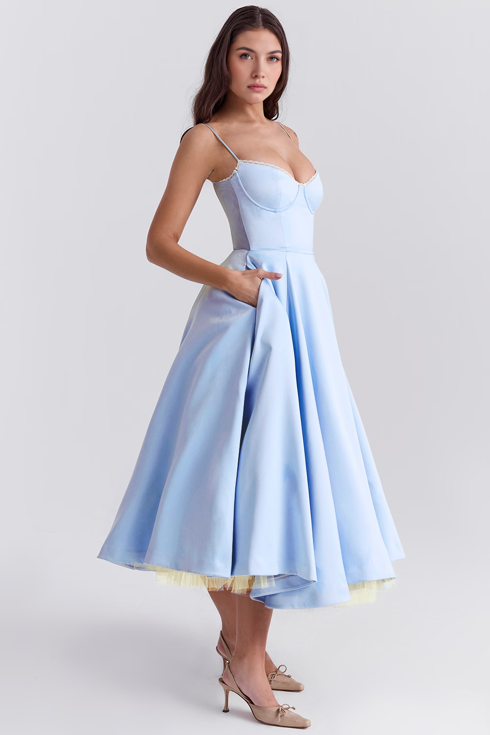 Midikleid Cloe - Doppellagig