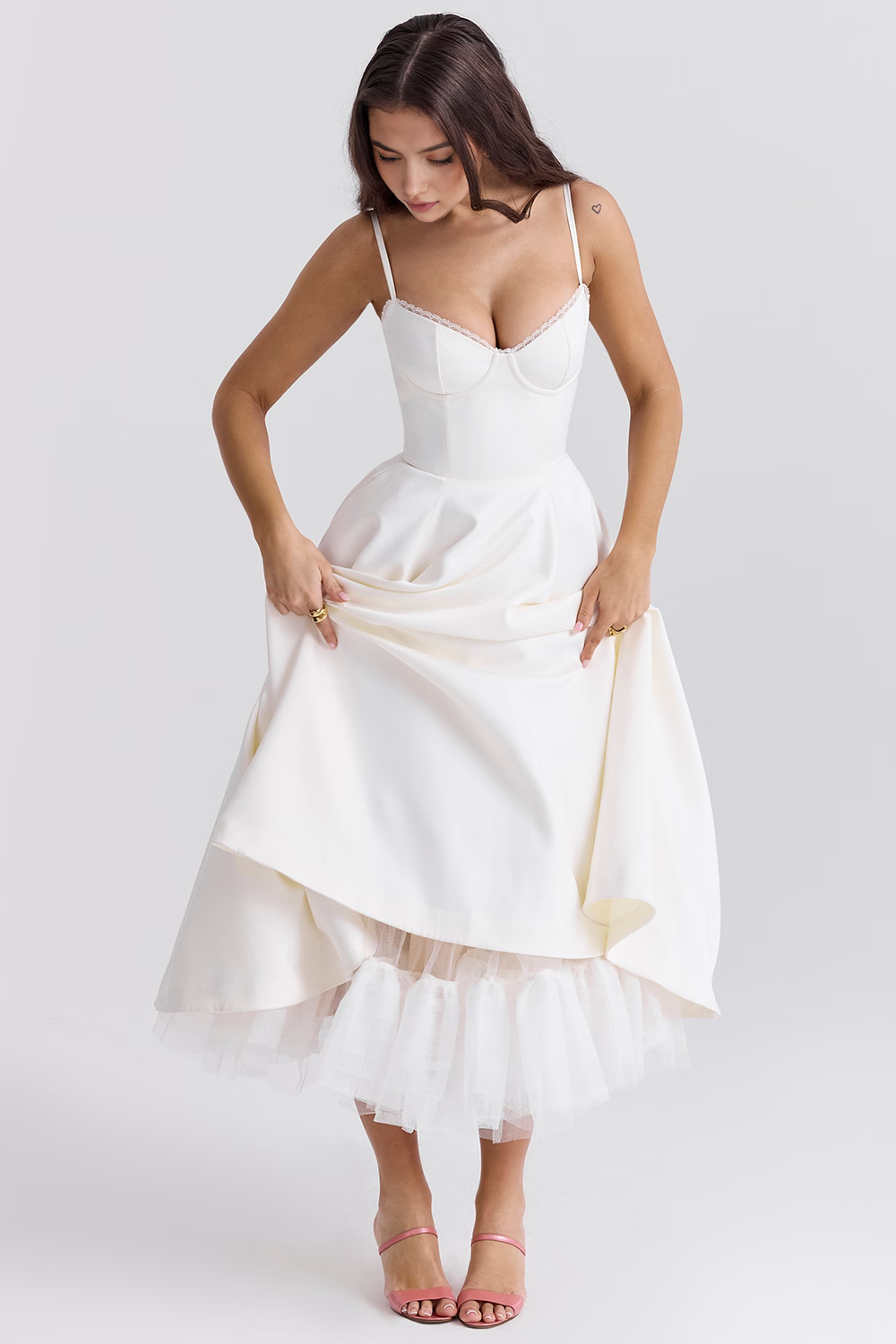 Midikleid Cloe - Doppellagig