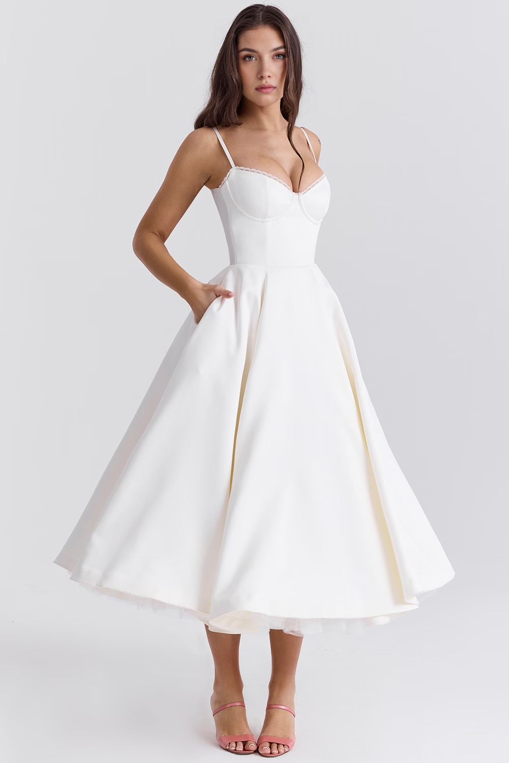 Midikleid Cloe - Doppellagig