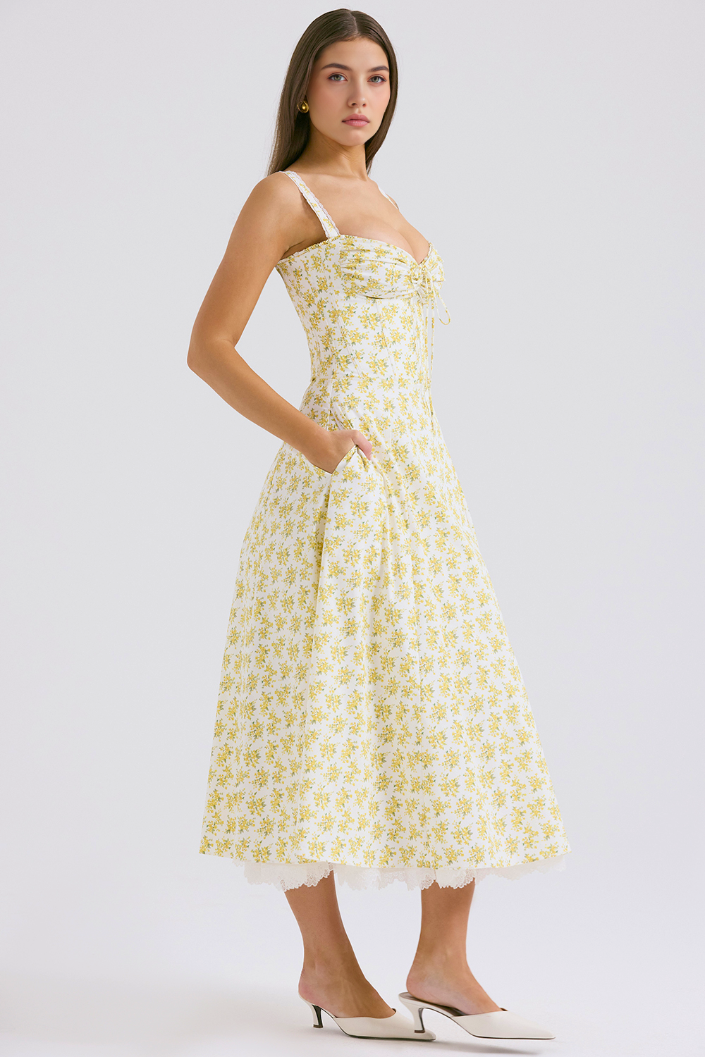Kleid Bustier Spitze Valentina