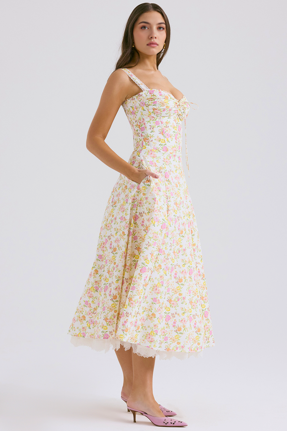 Kleid Bustier Spitze Valentina