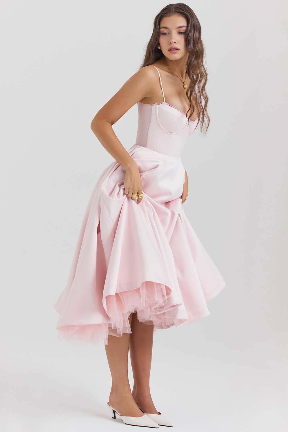 Midikleid Cloe - Doppellagig