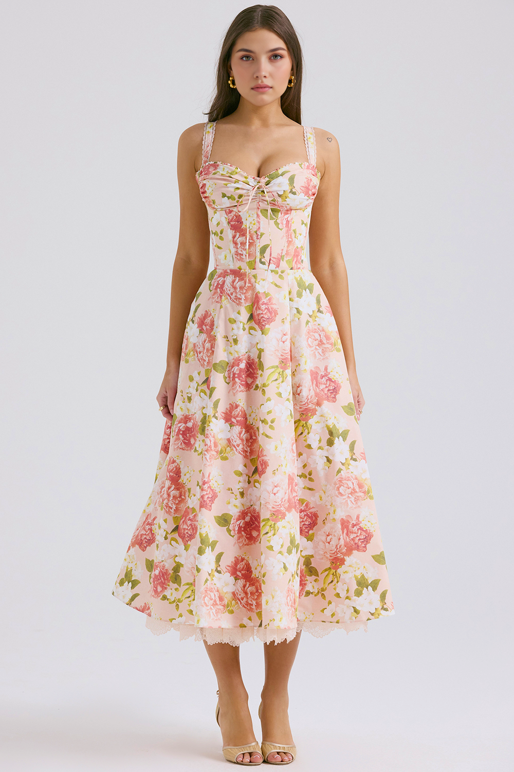 Kleid Bustier Spitze Valentina