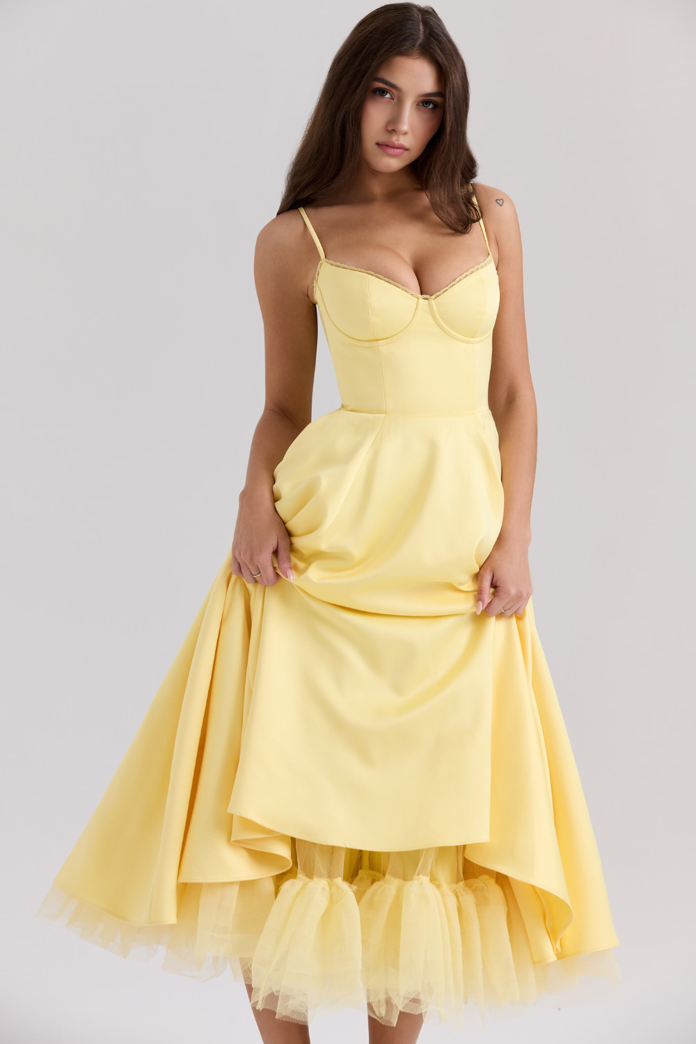 Midikleid Cloe - Doppellagig