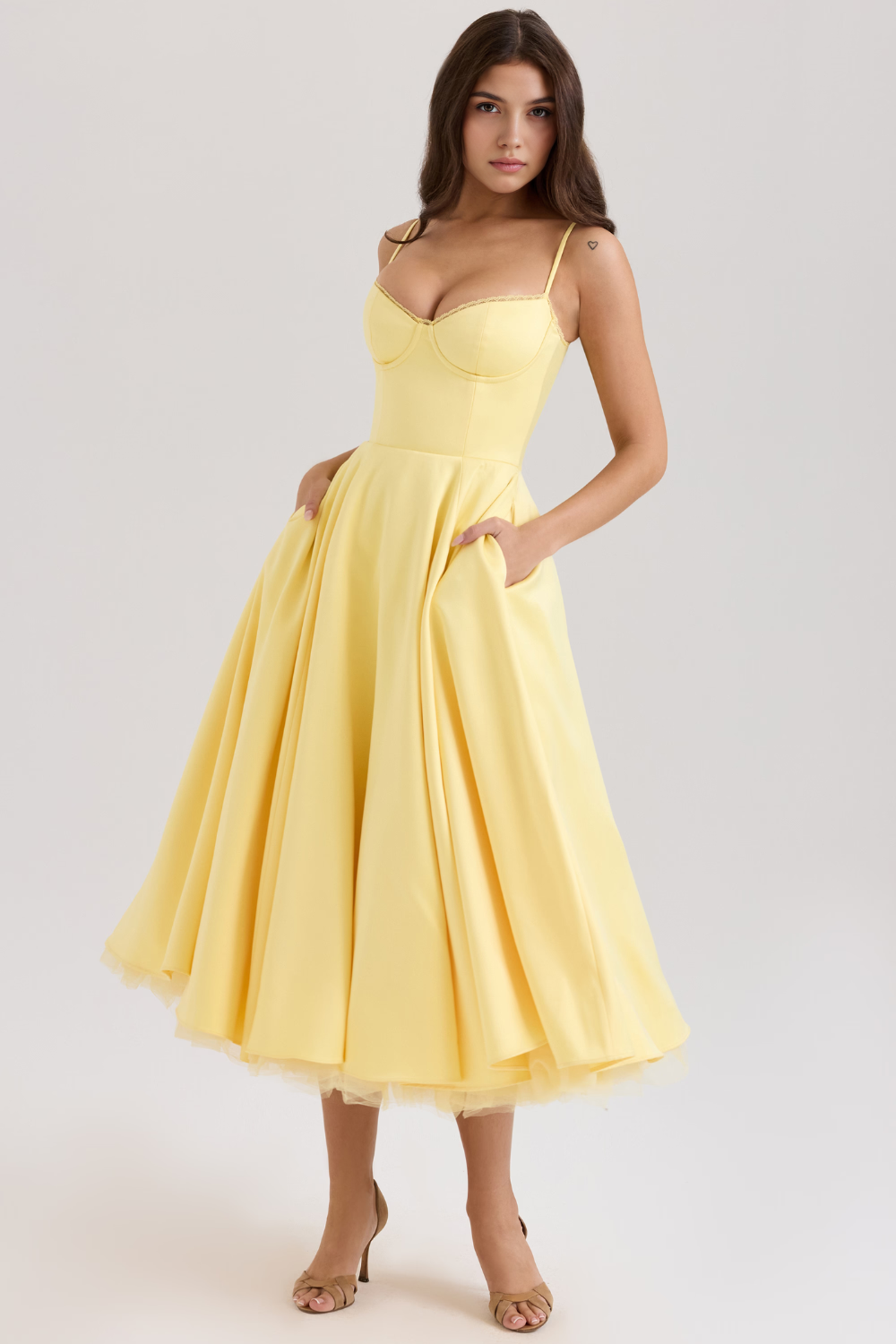 Midikleid Cloe - Doppellagig