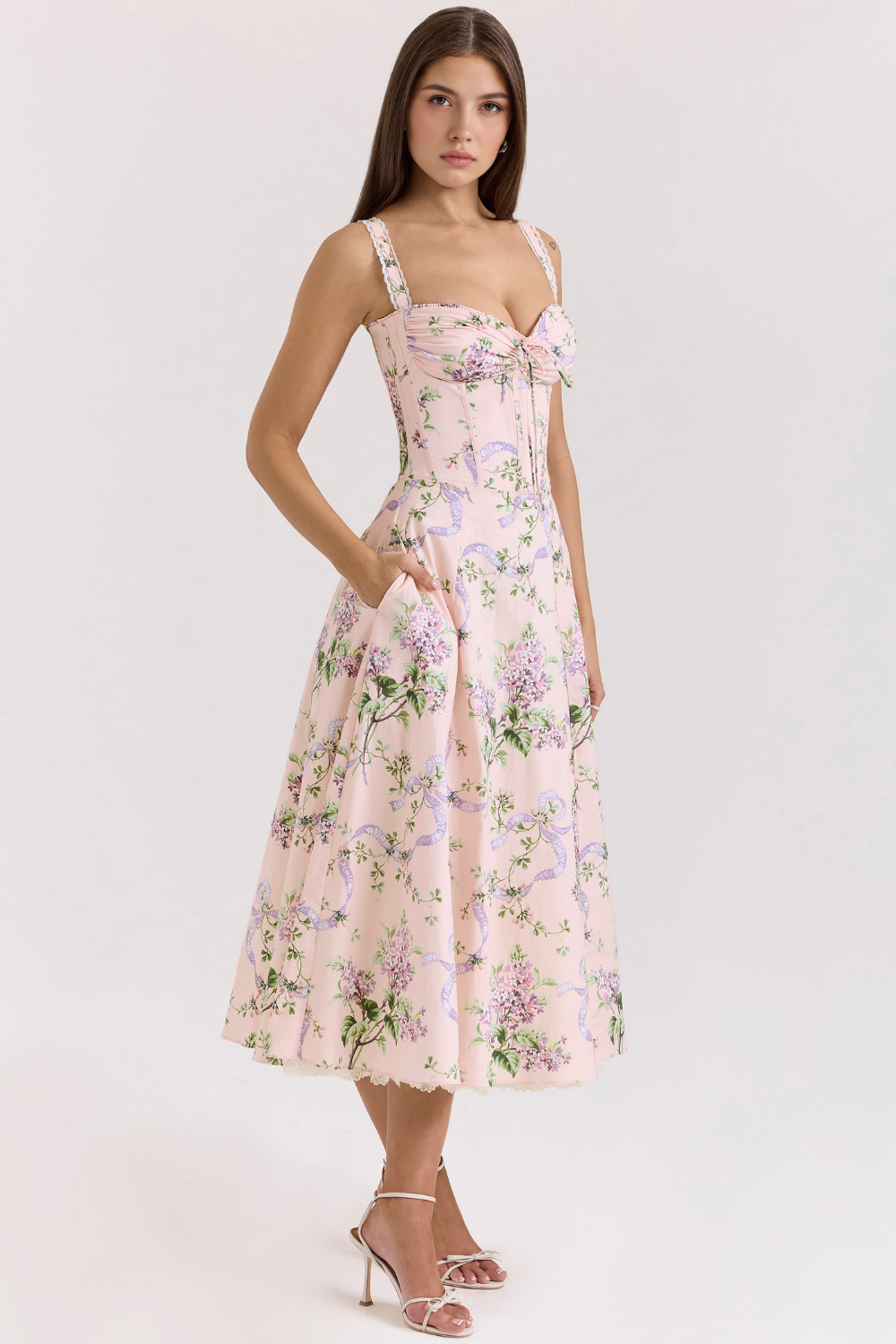 Kleid Bustier Spitze Valentina