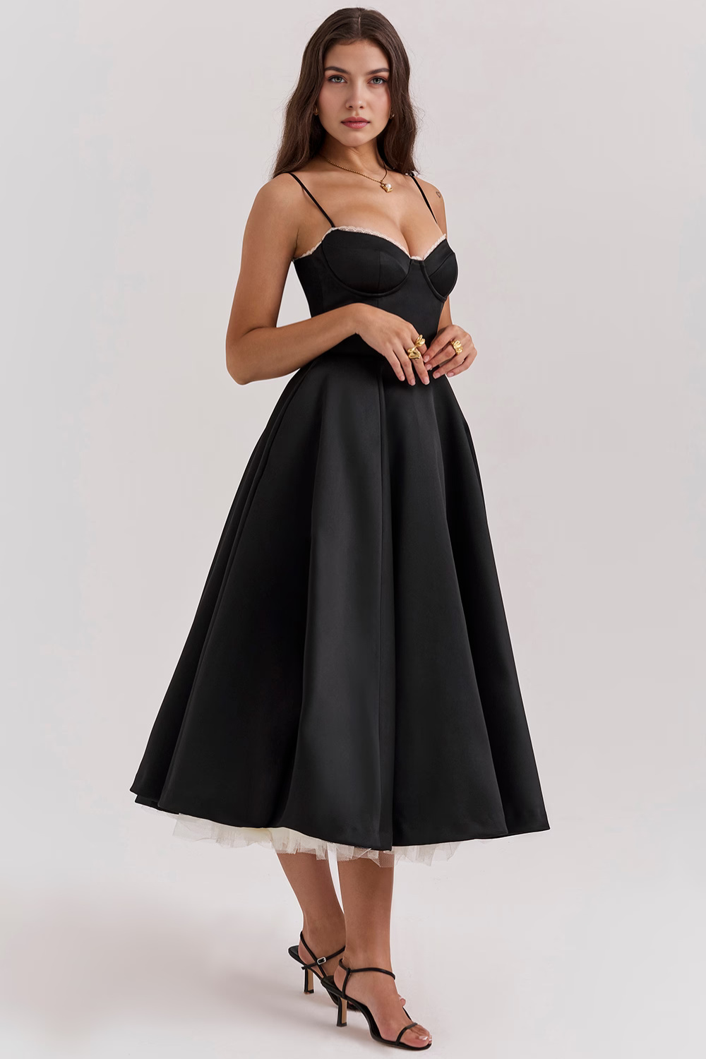 Midikleid Cloe - Doppellagig