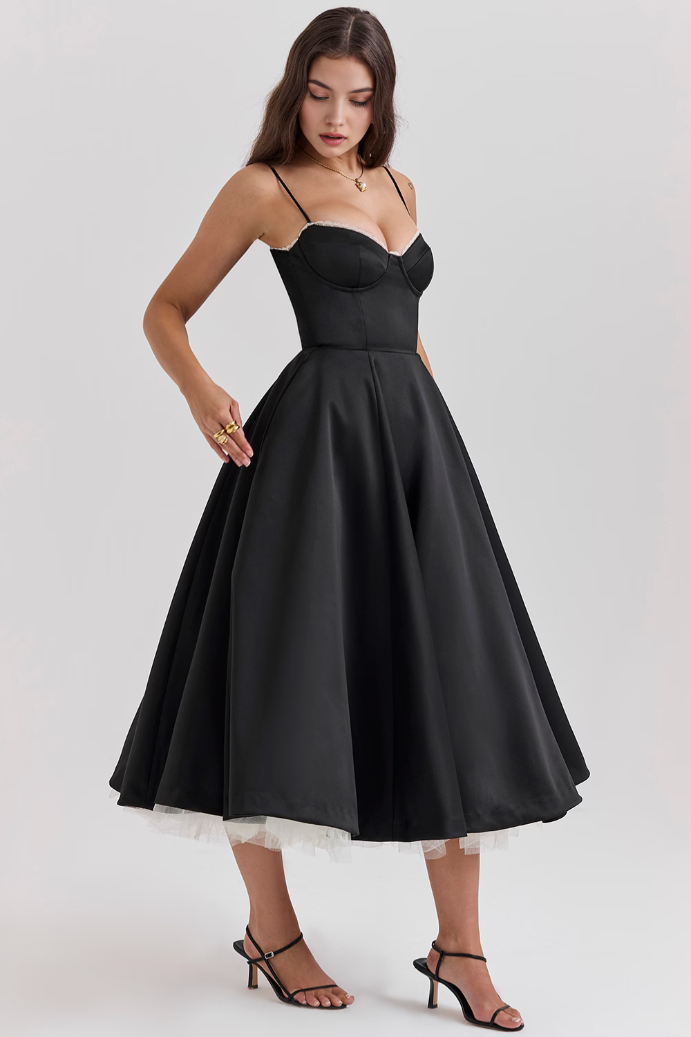 Midikleid Cloe - Doppellagig