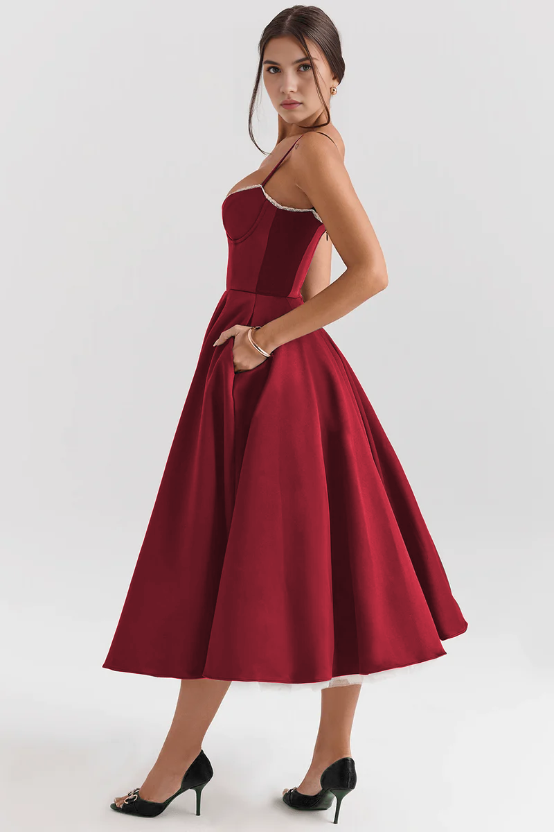 Midikleid Cloe - Doppellagig