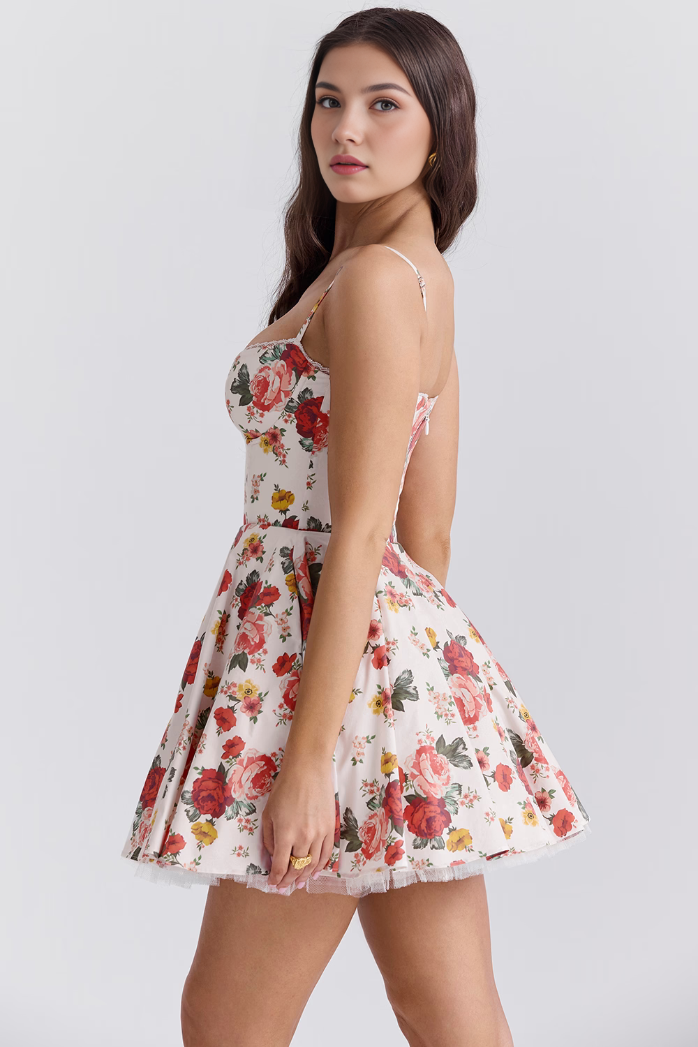 Kurzes Kleid Cloe - Doppellagig