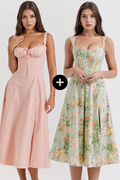 Kleid Bustier Mavie und Olivia - Kaufe 1, erhalte 2