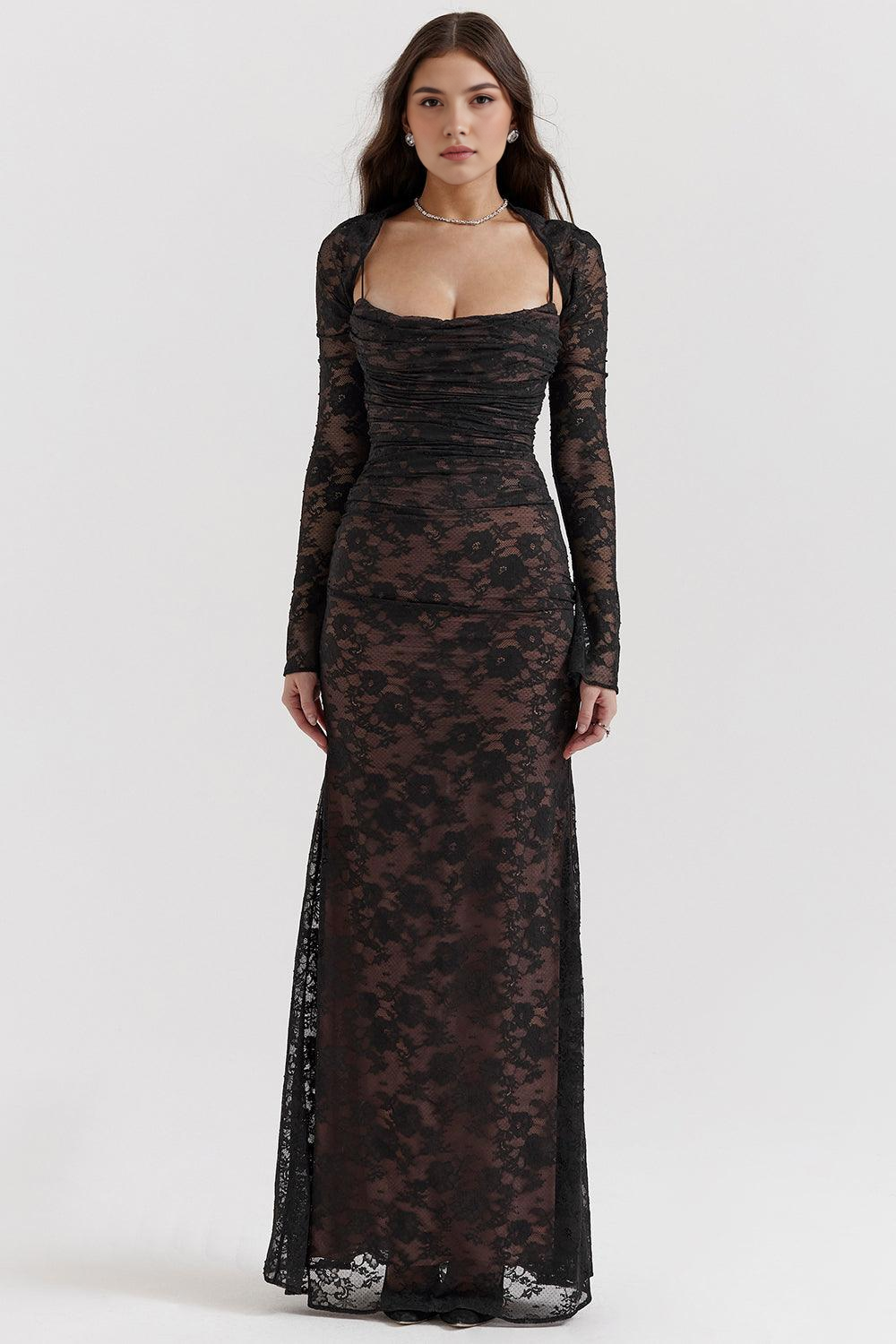 Kleid Bustier Lang Briana